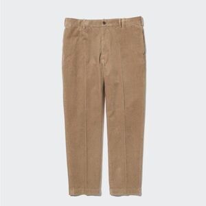Uniqlo Tan‎ corduroy Smart Ankle Pants 2-Way Stretch Size S/27 Academia Fall